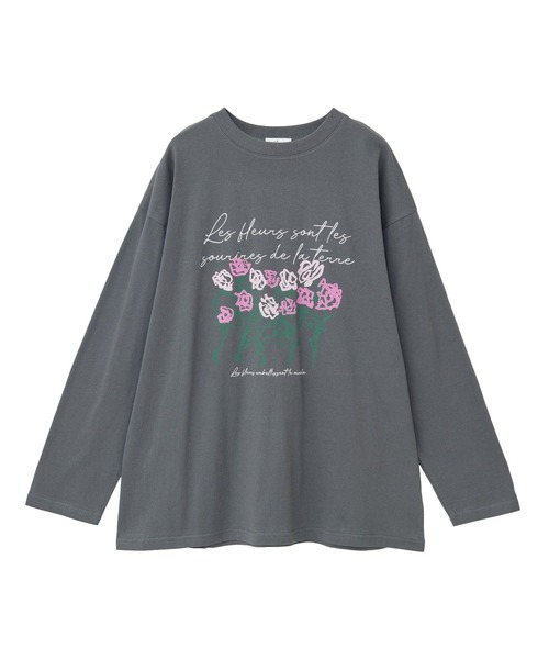 セール】フラワープリントロンTee（Tシャツ/カットソー）｜earth