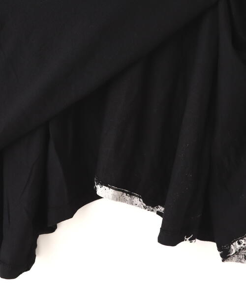 KMRii（ケムリ）の「KMRii/ケムリ/Cross ×Magnolia AsymmeMaxi OP/クロス×マグノリア アシメマキシワンピース（ワンピース・レディース・ブラック・1）」の3枚目の写真