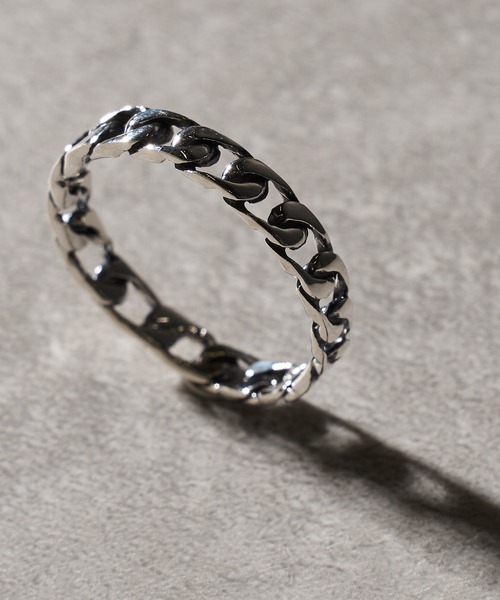 MAISON CLUB(メゾンクラブ)の「【MAISON CLUB】Chain Design Silver925 Ring / チェーンデザインリング シルバー925 KUN(リング・メンズ・シルバー・21/18)」の5枚目の写真
