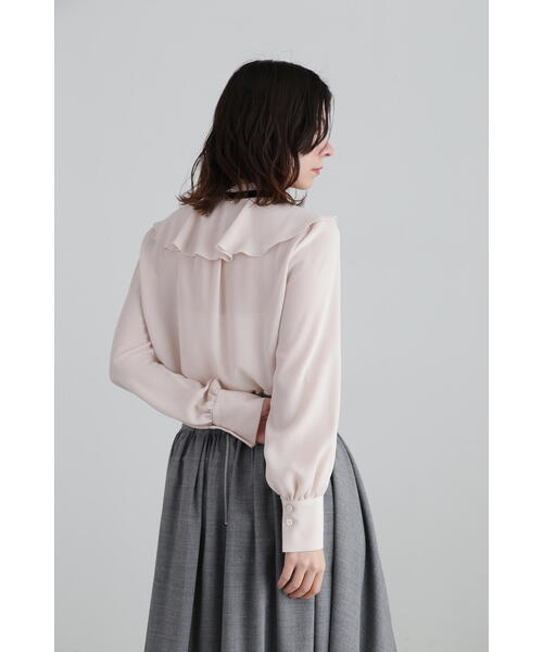 JILL STUART(ジルスチュアート)の「◆ジョーゼットフリルカラーブラウス(シャツ/ブラウス・レディース・ホワイト/ピンク・MEDIUM/SMALL)」の19枚目の写真