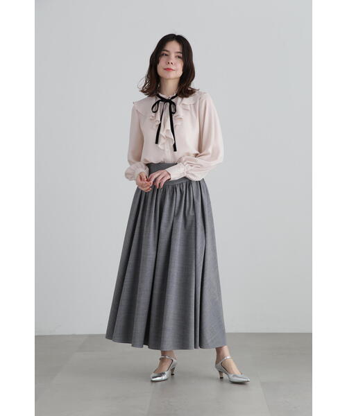 JILL STUART(ジルスチュアート)の「◆ジョーゼットフリルカラーブラウス(シャツ/ブラウス・レディース・ホワイト/ピンク・MEDIUM/SMALL)」の21枚目の写真