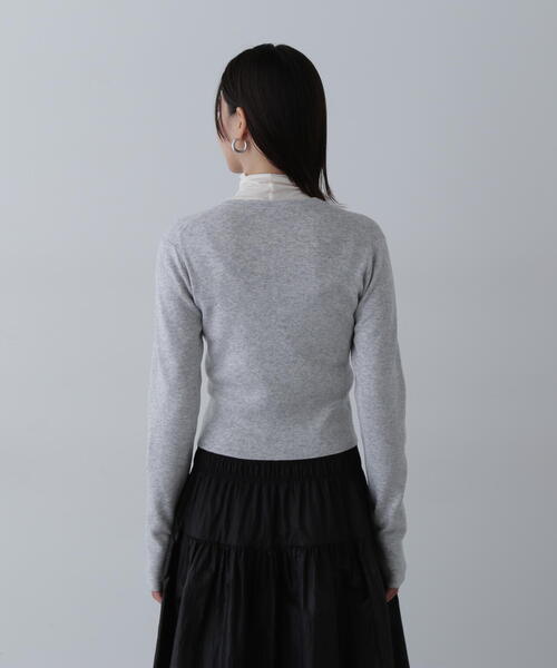 【セール】◆もちもちコンパクトリブニットカーディガン（カーディガン/ボレロ）｜N.（N. Natural Beauty Basic）（エヌエヌナチュラルビューティーベーシック）