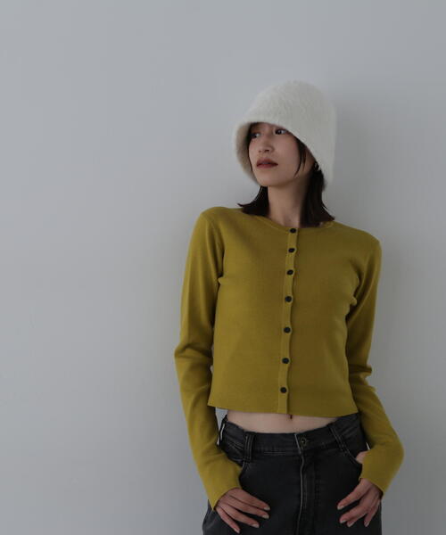 【セール】◆もちもちコンパクトリブニットカーディガン（カーディガン/ボレロ）｜N.（N. Natural Beauty Basic）（エヌエヌナチュラルビューティーベーシック）