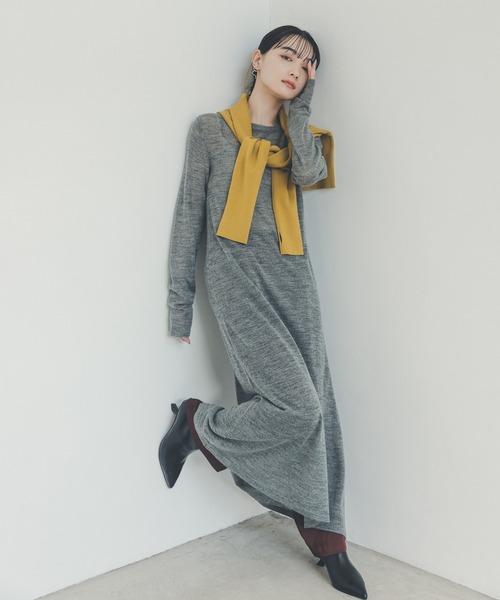 【セール】◆もちもちコンパクトリブニットカーディガン（カーディガン/ボレロ）｜N.（N. Natural Beauty Basic）（エヌエヌナチュラルビューティーベーシック）
