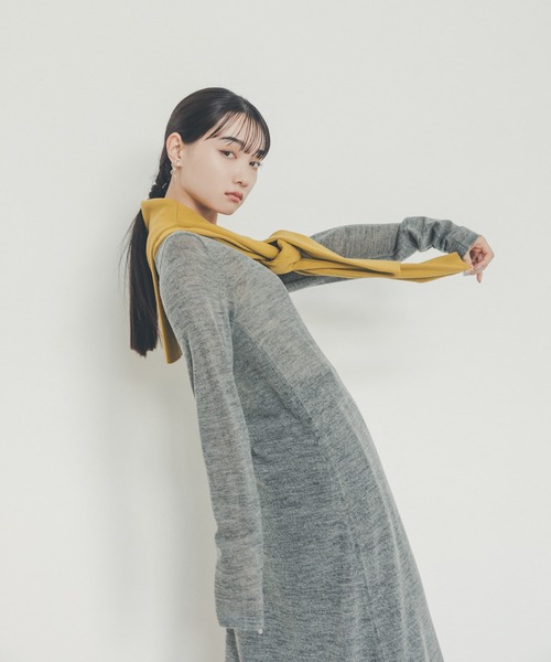 【セール】◆もちもちコンパクトリブニットカーディガン（カーディガン/ボレロ）｜N.（N. Natural Beauty Basic）（エヌエヌナチュラルビューティーベーシック）
