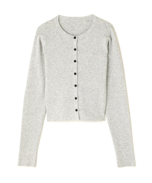 【セール】◆もちもちコンパクトリブニットカーディガン（カーディガン/ボレロ）｜N.（N. Natural Beauty Basic）（エヌエヌナチュラルビューティーベーシック）