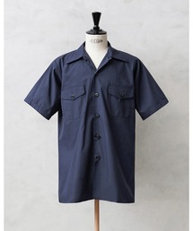 MILITARY | 実物 新品 デッドストック 米軍 U.S.NAVY ショートスリーブ ユーティリティシャツ(シャツ/ブラウス)