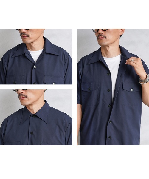 デッドストック 90s US NAVY ポリ レーヨン ユーティリティシャツ DEADSTOCK 70's US Navy Utility Shirt XS / アメリカ海軍 長袖