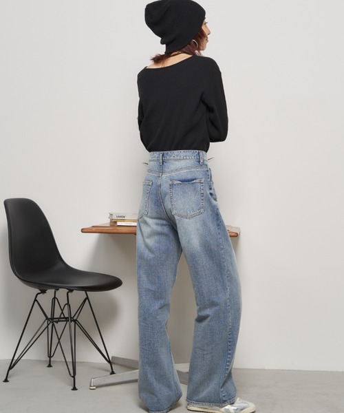 サーマルレースアッププルオーバー / 前後2WAY（Tシャツ/カットソー