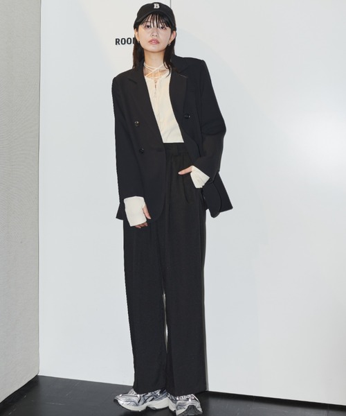 Auntie Rosa Holiday(アンティローザホリデー)の「サーマルレースアッププルオーバー / 前後2WAY(Tシャツ/カットソー・レディース・オフホワイト/ブラック・FREE)」の20枚目の写真