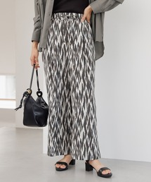 Elura | ＜レギュラー／低身長サイズ＞リラックス柄ワイドパンツ/140938(その他パンツ)