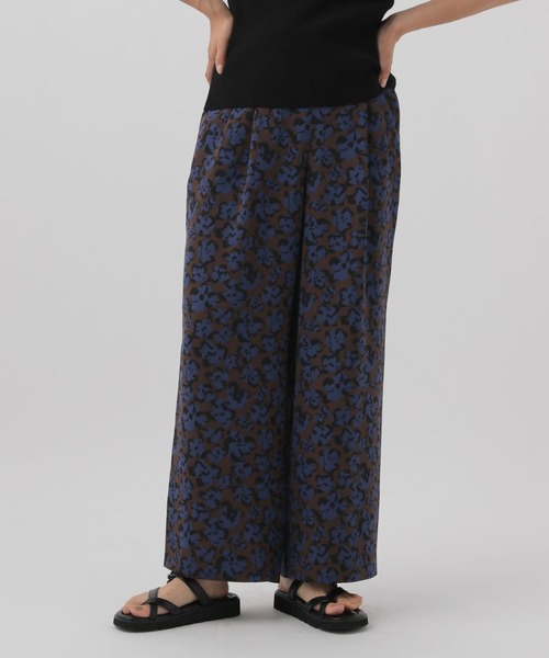 Elura（エルーラ）の「＜レギュラー／低身長サイズ＞リラックス柄ワイドパンツ/140938（その他パンツ・レディース・ネイビー/ブラック/ダークブラウン・LARGE/MEDIUM）」の18枚目の写真