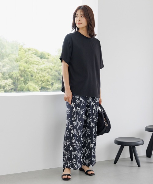 Elura（エルーラ）の「＜レギュラー／低身長サイズ＞リラックス柄ワイドパンツ/140938（その他パンツ・レディース・ネイビー/ブラック/ダークブラウン・LARGE/MEDIUM）」の22枚目の写真