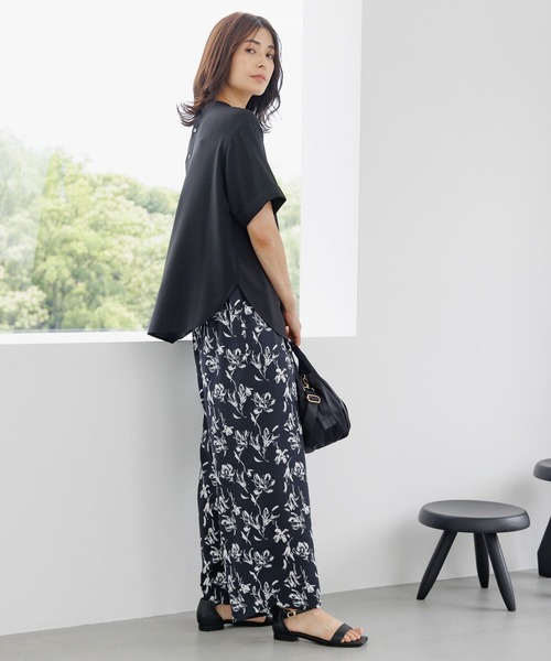 28日まで大特価！ワイズ　パンツ ハイウエストグルカワイドパンツ | 小柄・低身長女性向け