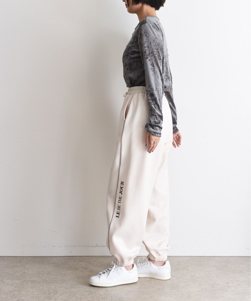 【セール】ベロアメッシュ プレート付きトップス（Tシャツ/カットソー）｜Eimee Law（エイミーロウ）
