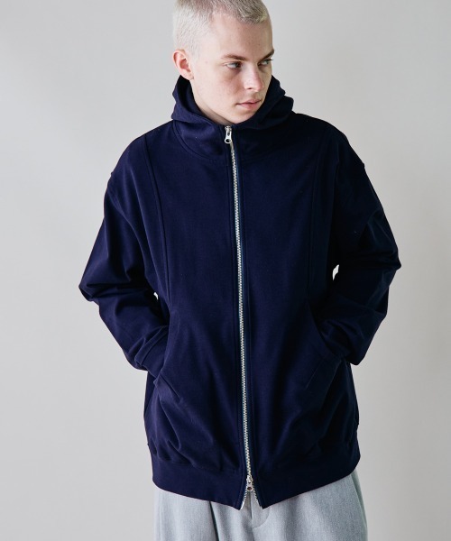 rehacer（レアセル）の「rehacer : Tech Flex Zip Hoodie / テック フレックス ジップ フーディー（パーカー・メンズ・ネイビー/グレー・LARGE/MEDIUM/SMALL/X-LARGE）」の20枚目の写真