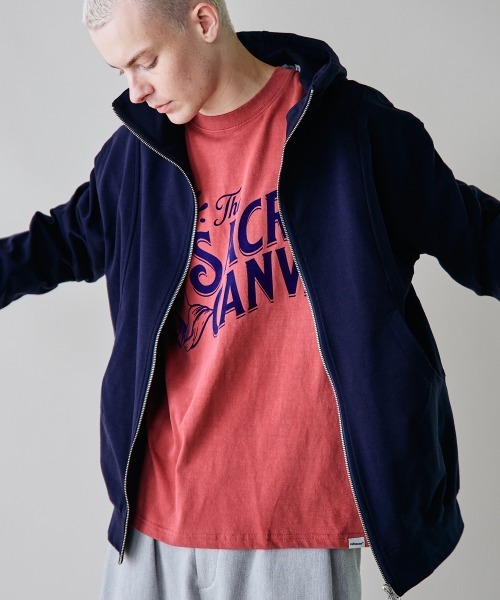 rehacer（レアセル）の「rehacer : Tech Flex Zip Hoodie / テック フレックス ジップ フーディー（パーカー・メンズ・ネイビー/グレー・LARGE/MEDIUM/SMALL/X-LARGE）」の16枚目の写真