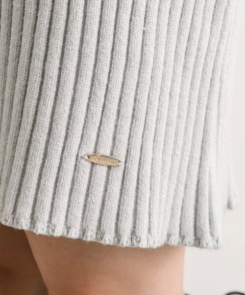 OLIVE des OLIVE（オリーブデオリーブ）の「肩リボンニットミニワンピ（ワンピース・レディース・サックスブルー/トップグレー/オフホワイト・FREE）」の22枚目の写真