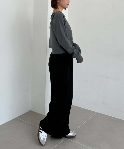 archives（アルシーヴ）の「マルチｗａｙモチモチニットアンサンブル（ニット/セーター・レディース・ブラック/アイボリー/ブルー/ワインレッド・MEDIUM）」の9枚目の写真