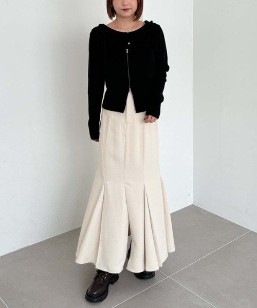 archives（アルシーヴ）の「マルチｗａｙモチモチニットアンサンブル（ニット/セーター・レディース・ブラック/アイボリー/ブルー/ワインレッド・MEDIUM）」の18枚目の写真