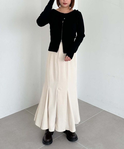 archives（アルシーヴ）の「マルチｗａｙモチモチニットアンサンブル（ニット/セーター・レディース・ブラック/アイボリー/ブルー/ワインレッド・MEDIUM）」の19枚目の写真