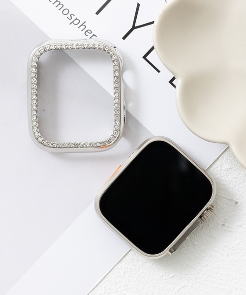 emonique(エモニーク)の「スマートウォッチケース Apple Watch カバー【41/45/49mm対応】(デジタル腕時計・レディース・プラチナム/ピンクゴールド/ゴールド/ピンク/レッド/クリア/ブルー/シルバー/ブラック・49/45/41)」の5枚目の写真