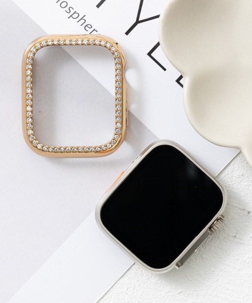 emonique(エモニーク)の「スマートウォッチケース Apple Watch カバー【41/45/49mm対応】(デジタル腕時計・レディース・プラチナム/ピンクゴールド/ゴールド/ピンク/レッド/クリア/ブルー/シルバー/ブラック・49/45/41)」の7枚目の写真