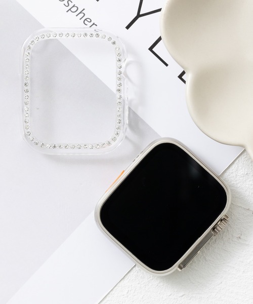 emonique(エモニーク)の「スマートウォッチケース Apple Watch カバー【41/45/49mm対応】(デジタル腕時計・レディース・プラチナム/ピンクゴールド/ゴールド/ピンク/レッド/クリア/ブルー/シルバー/ブラック・49/45/41)」の9枚目の写真