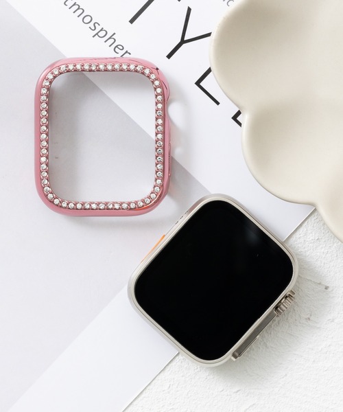 emonique(エモニーク)の「スマートウォッチケース Apple Watch カバー【41/45/49mm対応】(デジタル腕時計・レディース・プラチナム/ピンクゴールド/ゴールド/ピンク/レッド/クリア/ブルー/シルバー/ブラック・49/45/41)」の13枚目の写真