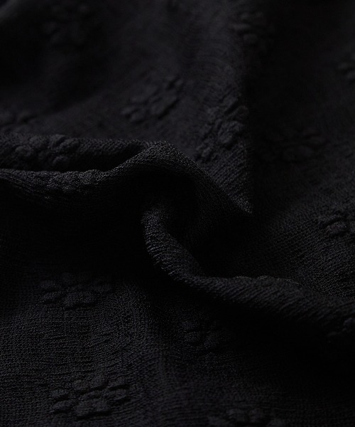 riziere（リジェール）の「フラワーレースシャーリングカラープルオーバー(MOMとお揃い)（シャツ/ブラウス・キッズ・アイボリー/ブラック・90/100/110/120/130/140/150）」の11枚目の写真