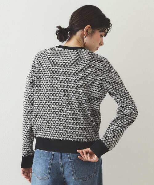 60s Jockey幾何学模様 ニットカーディガン ベスト 60s Jockey幾何学模様 ニットカーディガン ベスト