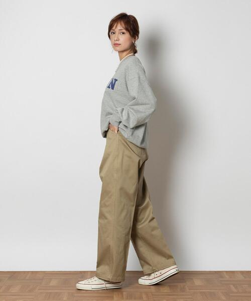 Right-on（ライトオン）の「BEN DAVIS(ベンデイビス)チノトラウザ-パンツ（その他パンツ・レディース・ベージュ/ブラック・M/L/XL/S）」の16枚目の写真