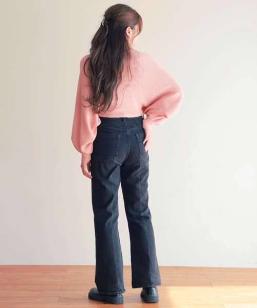 PURE BRIGHT(ピュアブライト)の「【前後2WAY】カシュクールニットプルオーバー(ニット/セーター・レディース・ピンク/レッド/ネイビー・FREE)」の18枚目の写真
