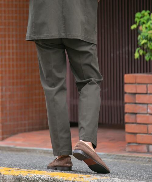 【セール】『セットアップ対応』『XLサイズあり』ピーチツイルストレッチスラックス（スラックス）｜URBAN RESEARCH ROSSO MEN（アーバンリサーチロッソメン）