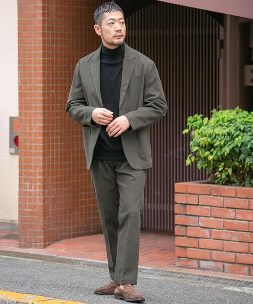 【セール】『セットアップ対応』『XLサイズあり』ピーチツイルストレッチスラックス（スラックス）｜URBAN RESEARCH ROSSO MEN（アーバンリサーチロッソメン）