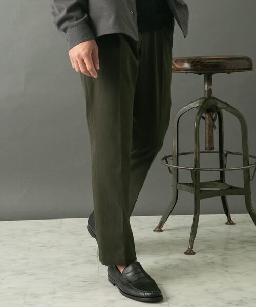 【セール】『セットアップ対応』『XLサイズあり』ピーチツイルストレッチスラックス（スラックス）｜URBAN RESEARCH ROSSO MEN（アーバンリサーチロッソメン）