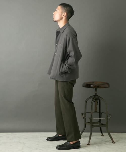 【セール】『セットアップ対応』『XLサイズあり』ピーチツイルストレッチスラックス（スラックス）｜URBAN RESEARCH ROSSO MEN（アーバンリサーチロッソメン）