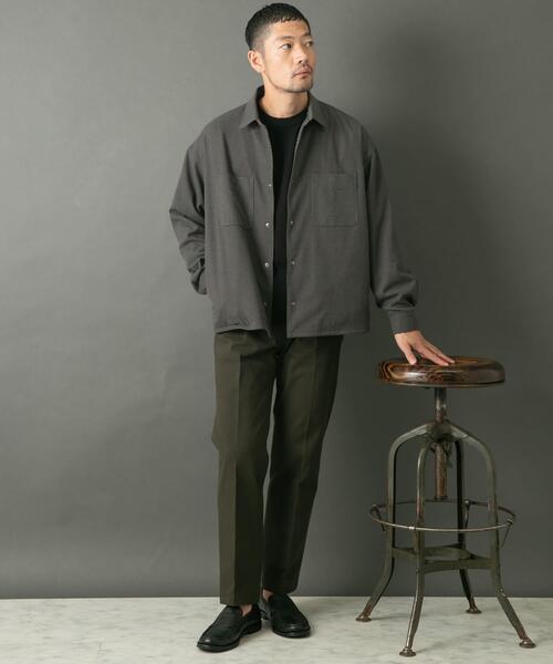 【セール】『セットアップ対応』『XLサイズあり』ピーチツイルストレッチスラックス（スラックス）｜URBAN RESEARCH ROSSO MEN（アーバンリサーチロッソメン）