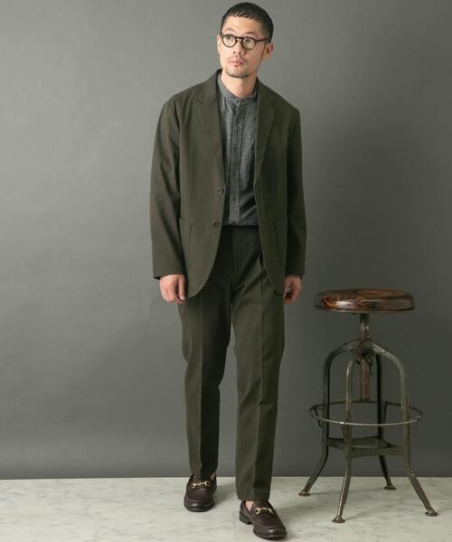 【セール】『セットアップ対応』『XLサイズあり』ピーチツイルストレッチスラックス（スラックス）｜URBAN RESEARCH ROSSO MEN（アーバンリサーチロッソメン）