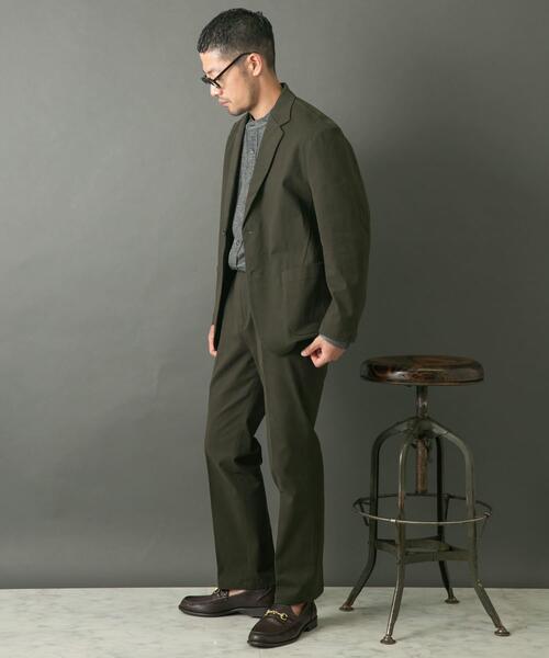 【セール】『セットアップ対応』『XLサイズあり』ピーチツイルストレッチスラックス（スラックス）｜URBAN RESEARCH ROSSO MEN（アーバンリサーチロッソメン）