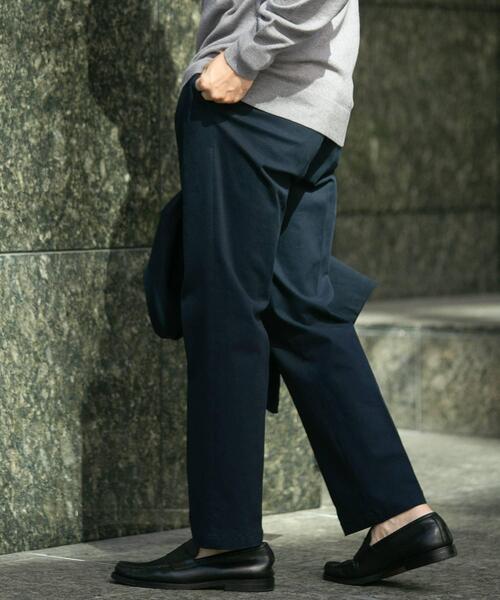 【セール】『セットアップ対応』『XLサイズあり』ピーチツイルストレッチスラックス（スラックス）｜URBAN RESEARCH ROSSO MEN（アーバンリサーチロッソメン）