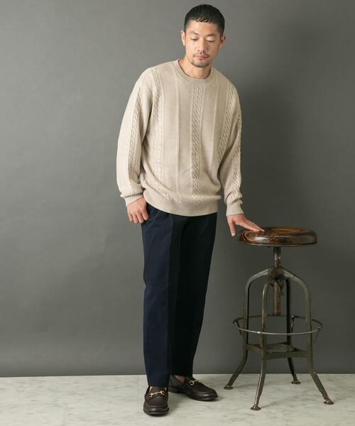 【セール】『セットアップ対応』『XLサイズあり』ピーチツイルストレッチスラックス（スラックス）｜URBAN RESEARCH ROSSO MEN（アーバンリサーチロッソメン）