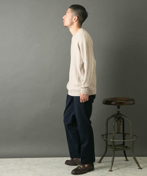 【セール】『セットアップ対応』『XLサイズあり』ピーチツイルストレッチスラックス（スラックス）｜URBAN RESEARCH ROSSO MEN（アーバンリサーチロッソメン）