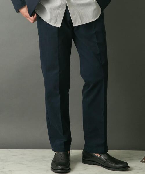 【セール】『セットアップ対応』『XLサイズあり』ピーチツイルストレッチスラックス（スラックス）｜URBAN RESEARCH ROSSO MEN（アーバンリサーチロッソメン）