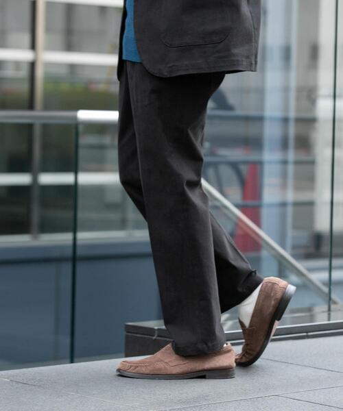 【セール】『セットアップ対応』『XLサイズあり』ピーチツイルストレッチスラックス（スラックス）｜URBAN RESEARCH ROSSO MEN（アーバンリサーチロッソメン）