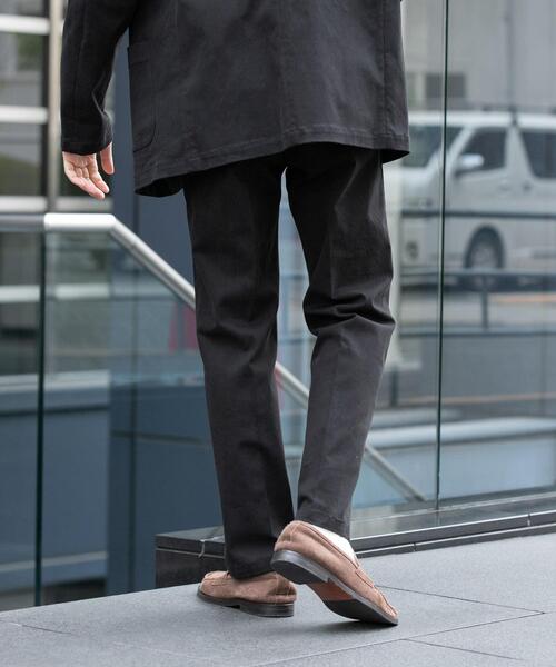 【セール】『セットアップ対応』『XLサイズあり』ピーチツイルストレッチスラックス（スラックス）｜URBAN RESEARCH ROSSO MEN（アーバンリサーチロッソメン）