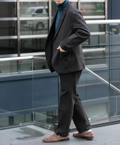 【セール】『セットアップ対応』『XLサイズあり』ピーチツイルストレッチスラックス（スラックス）｜URBAN RESEARCH ROSSO MEN（アーバンリサーチロッソメン）