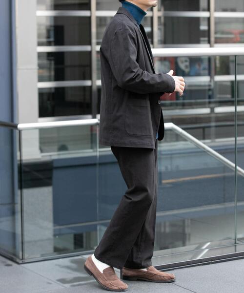 【セール】『セットアップ対応』『XLサイズあり』ピーチツイルストレッチスラックス（スラックス）｜URBAN RESEARCH ROSSO MEN（アーバンリサーチロッソメン）