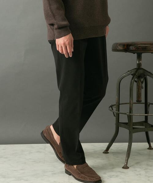 【セール】『セットアップ対応』『XLサイズあり』ピーチツイルストレッチスラックス（スラックス）｜URBAN RESEARCH ROSSO MEN（アーバンリサーチロッソメン）