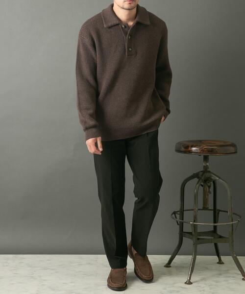 【セール】『セットアップ対応』『XLサイズあり』ピーチツイルストレッチスラックス（スラックス）｜URBAN RESEARCH ROSSO MEN（アーバンリサーチロッソメン）